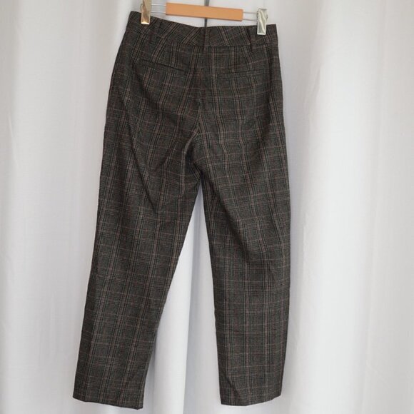 Aritzia Wilfred Wool Cashmere Blend Plaid Pants Size 4 - Picture 3 of 7